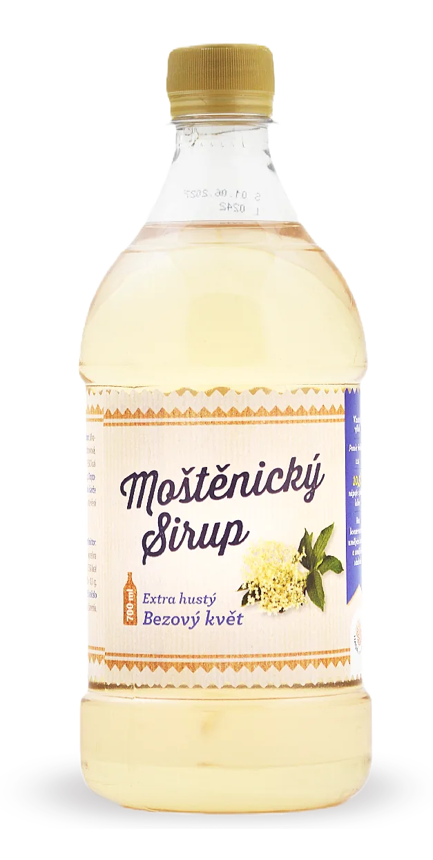 Moštěnický sirup Bezový květ v PET lahvi 0,7 l