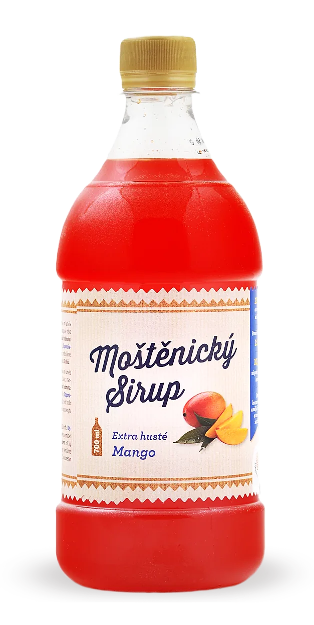 Moštěnický sirup Mango v PET lahvi 700 ml